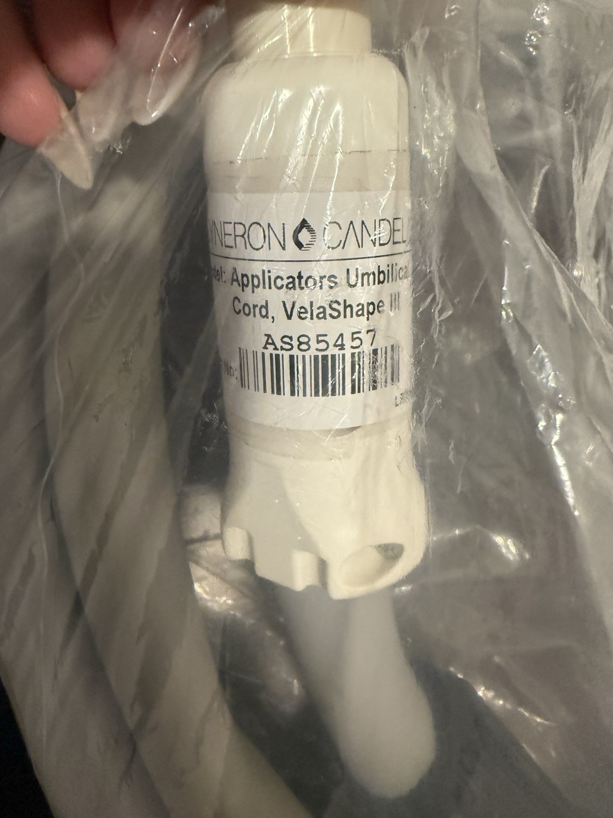 Syneron Candela Applicators Umbilical Cord VelaShape III AS85457 Make Offer!