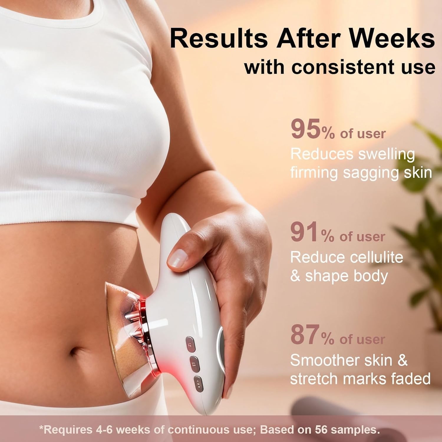 Cordless Cellulite Massage Tool – Adjustable Cupping Therapy for Home & Travel