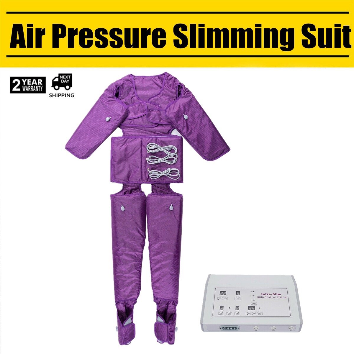 Pressotherapy Air Pressure Lymphatic Drainage Device Infrared Body Slimming Suit