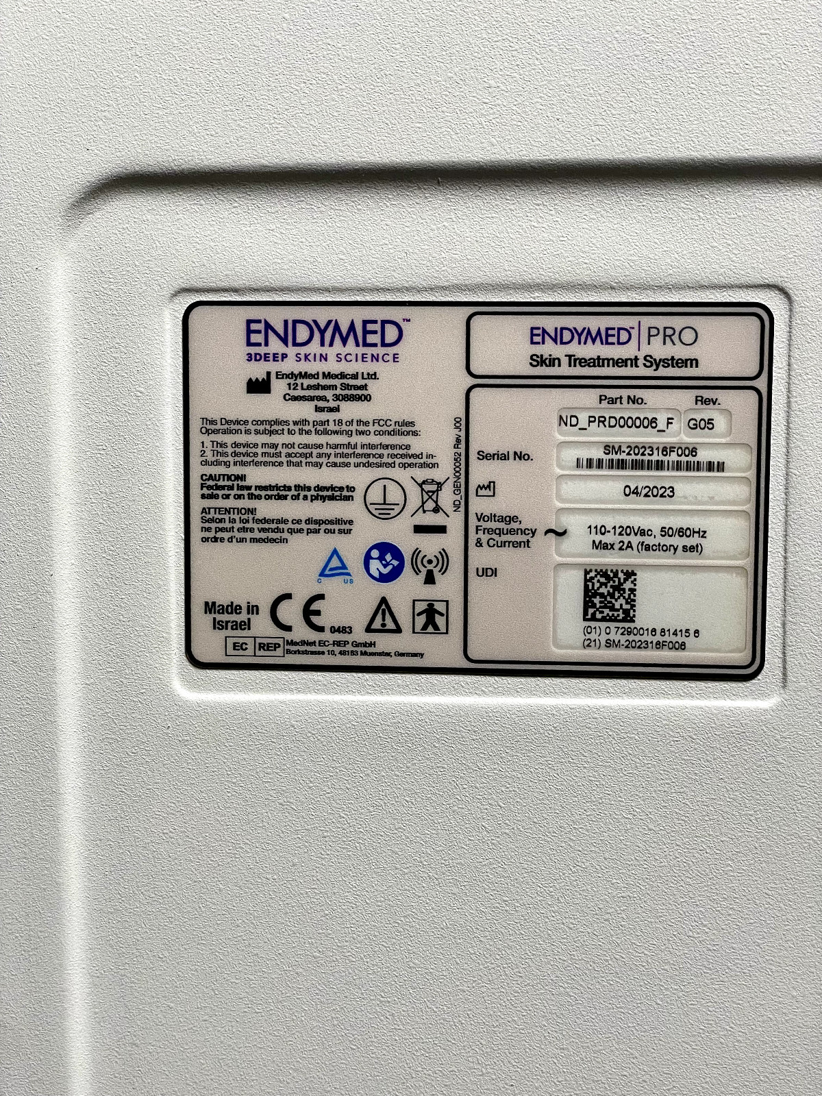 Endymed Pro RF Microneedling And Contouring 2023