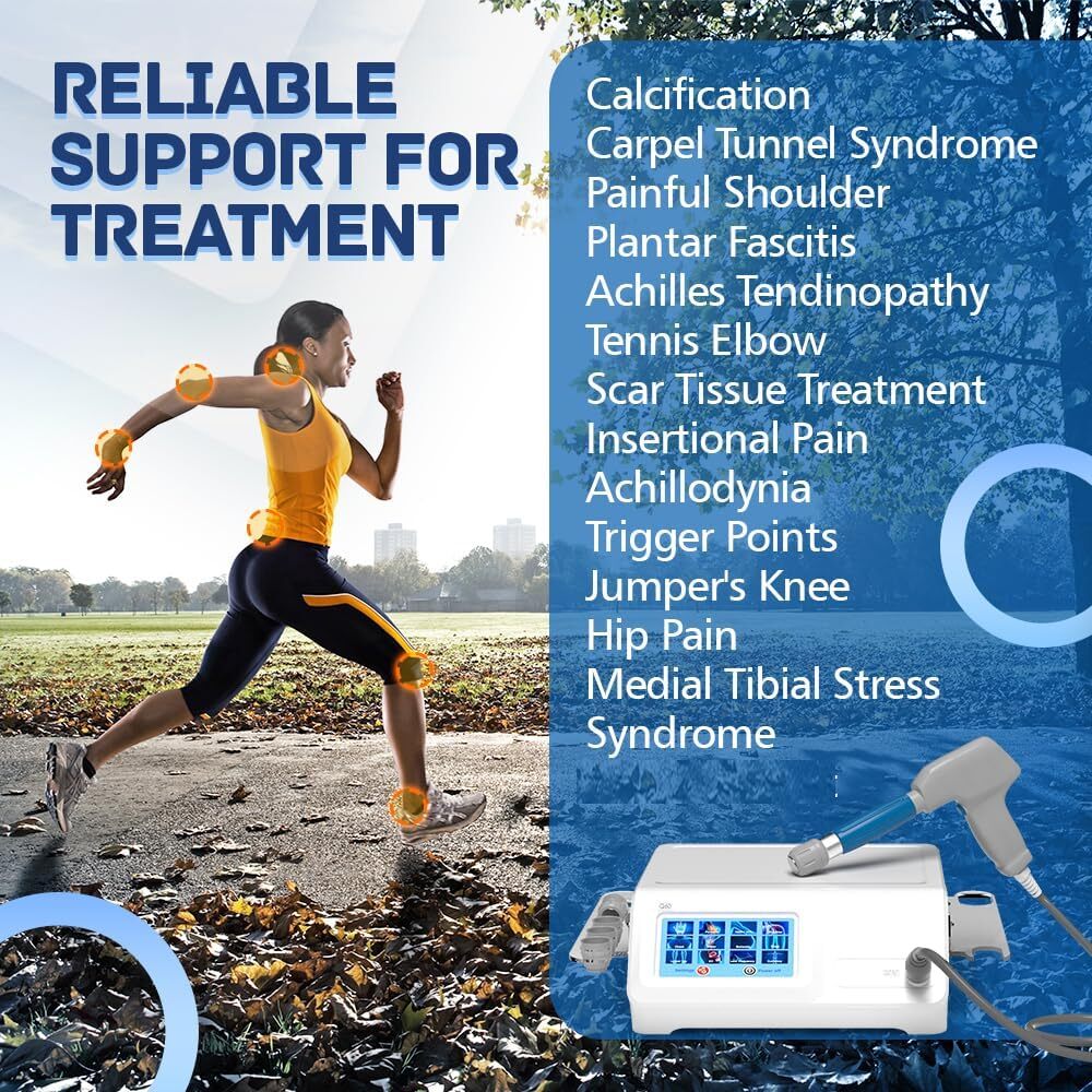 Shockwave Therapy Machine for Muscle & Shoulders Pain Relief ED Therapy Machine