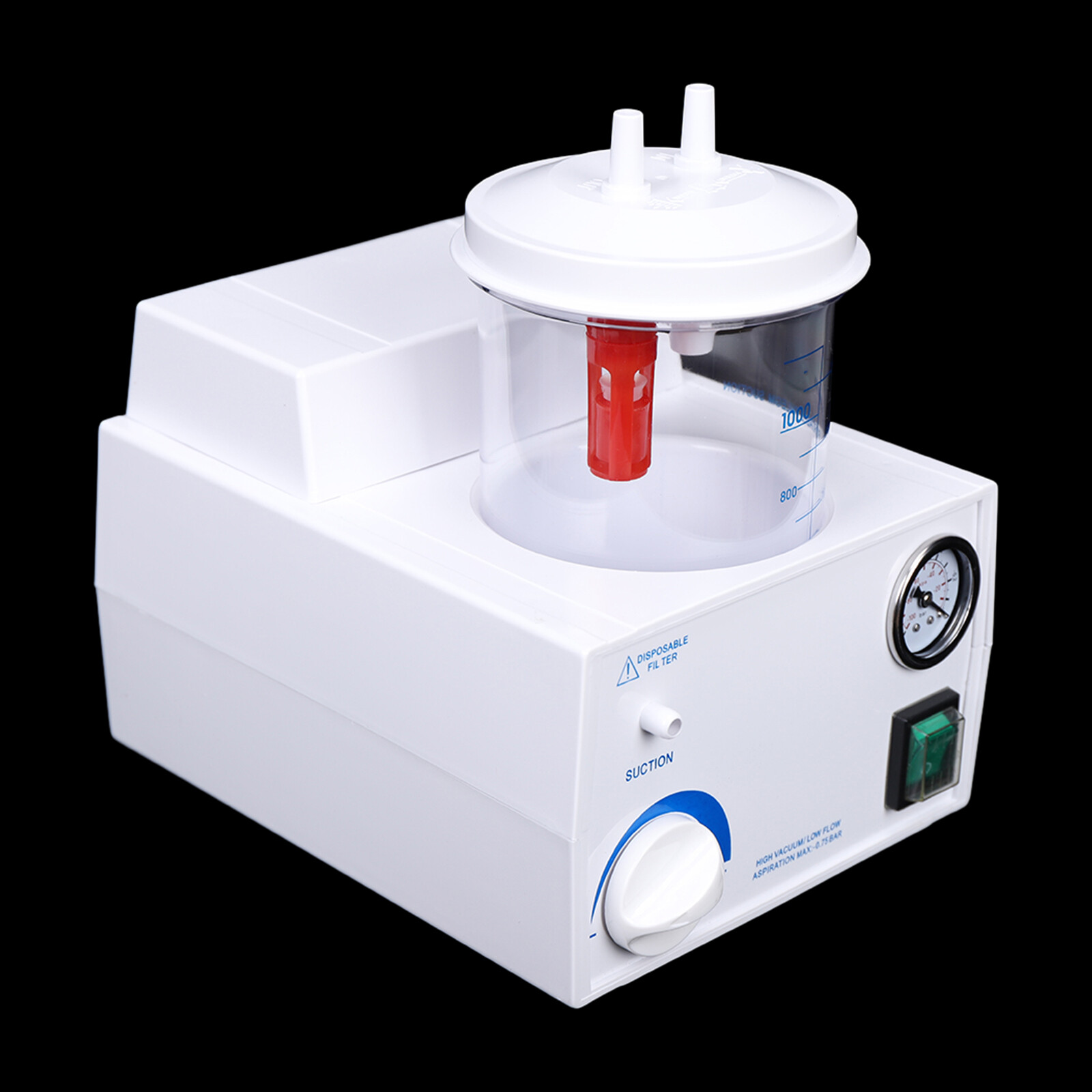 Electric Vacuum Phlegm Quiet Suction Unit Medical Emergency Aspirator Machine