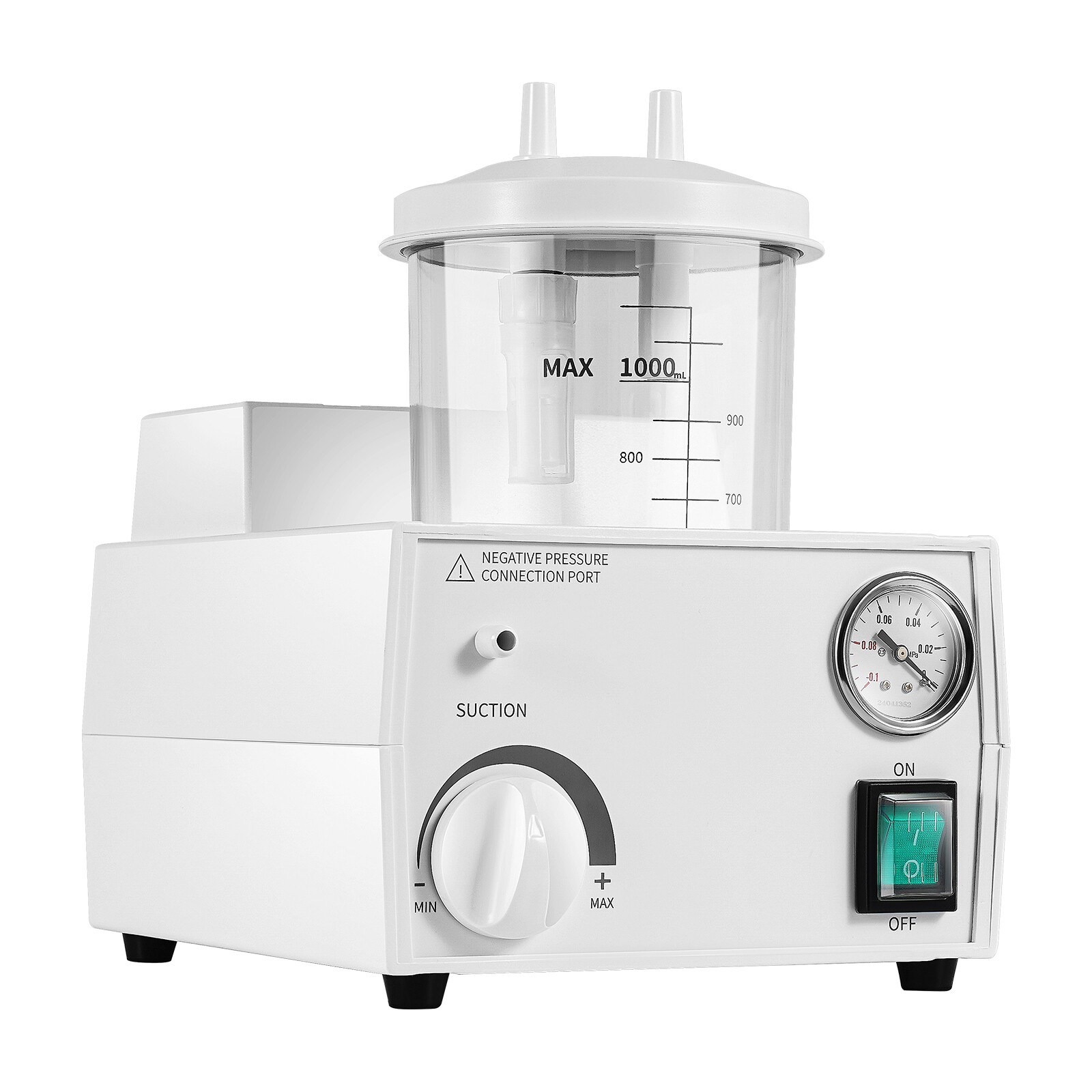 1000mL 110V Portable Phlegm Suction Unit Quiet Vacuum Medical Aspirator Machine
