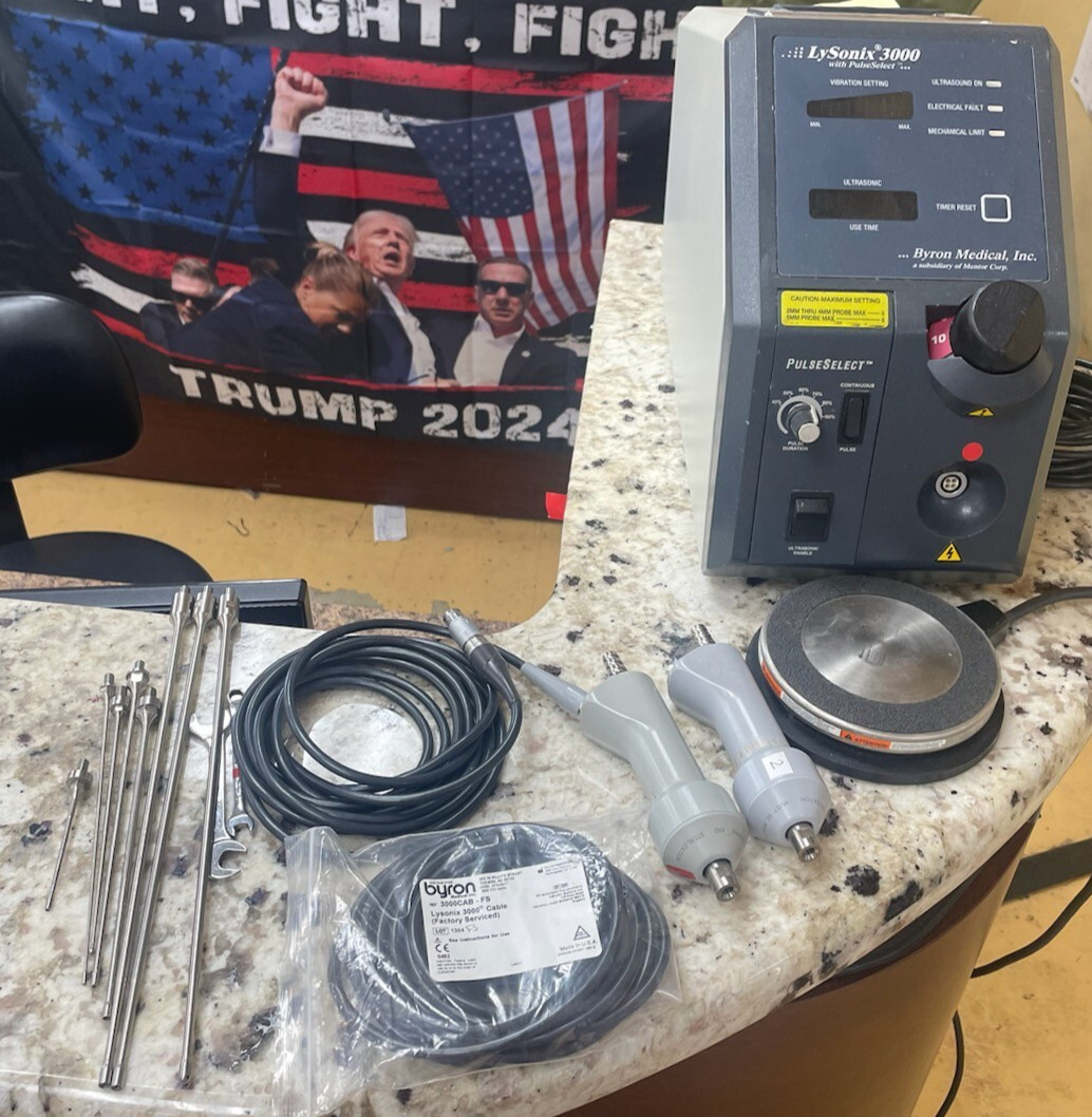Byron Lysonix 3000 Liposuction Power Assisted Liposuction Unit with Accessories