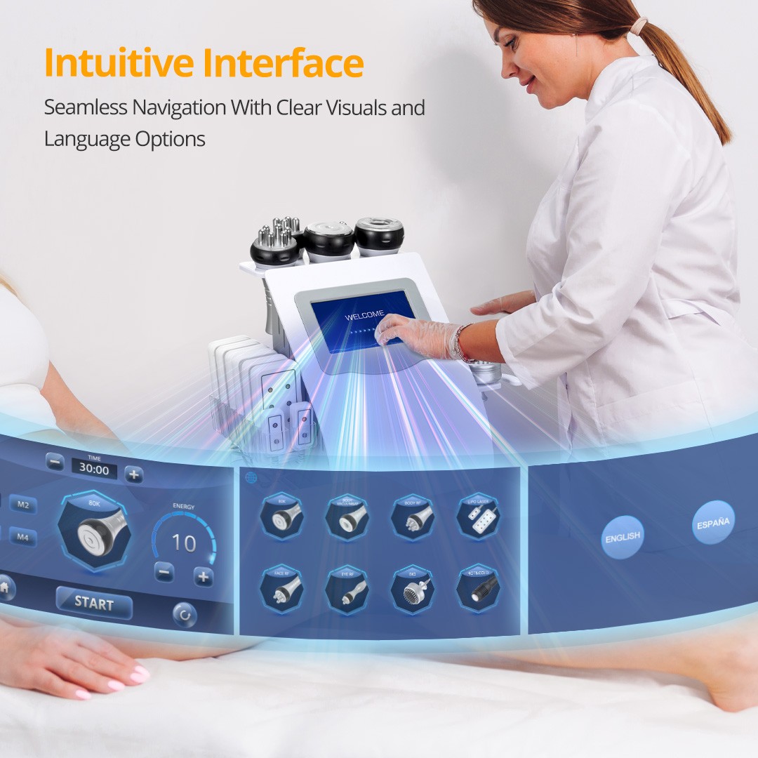 Elite 9 in 1 Beauty Machine for Body Massage Facial Skin Care Beauty Equipment