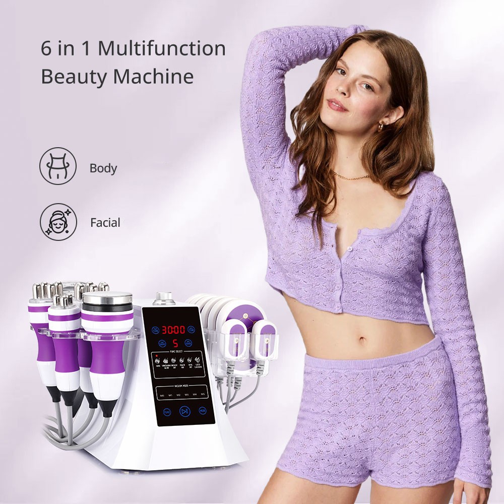 6 in 1 Body & Facial Management Machine for Body Detoxing Improve Sagging Skin