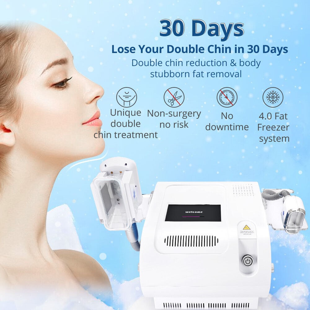 1/2/3 Handles Cold Freezing Beauty Machine Cool Sculpt Double Chin Removal Salon