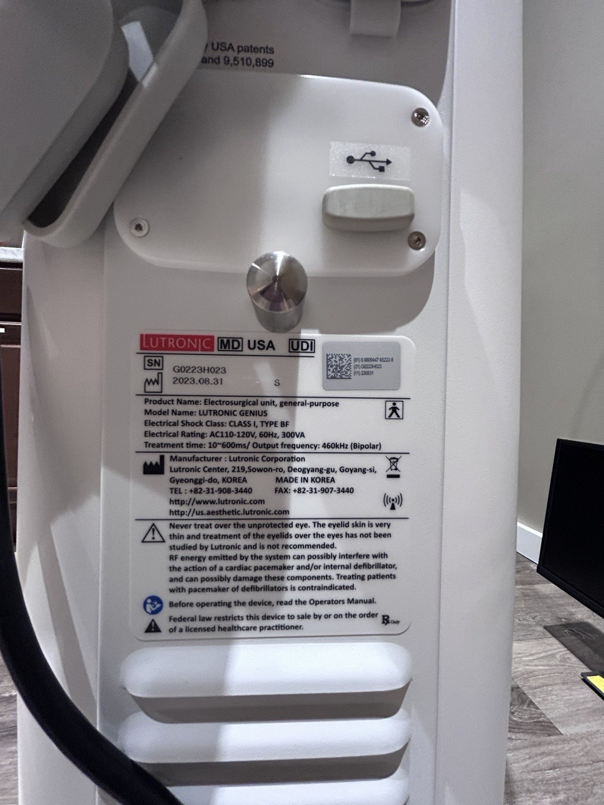 2023 Lutronic Genius RF Machine