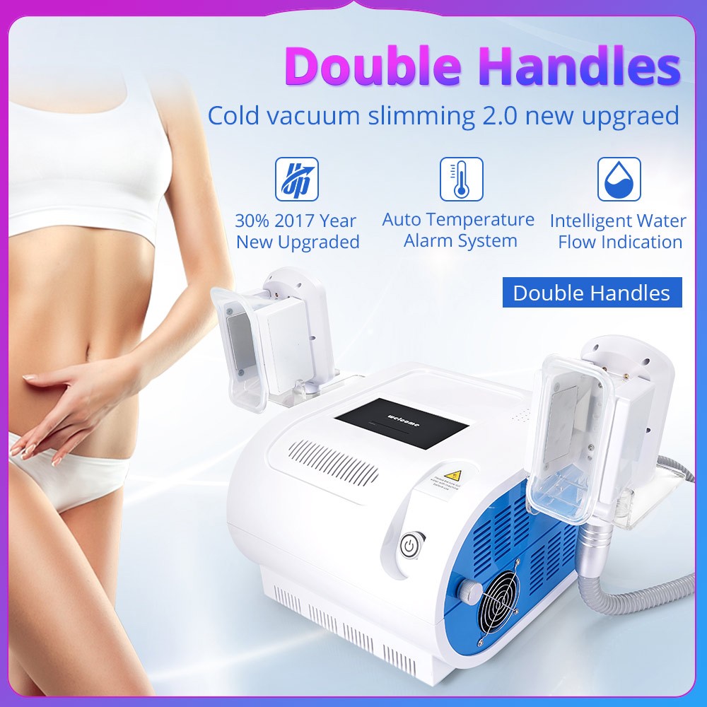 2 Handles Cool Freeze Beauty Machine – Professional Body Massage Salon Equipment