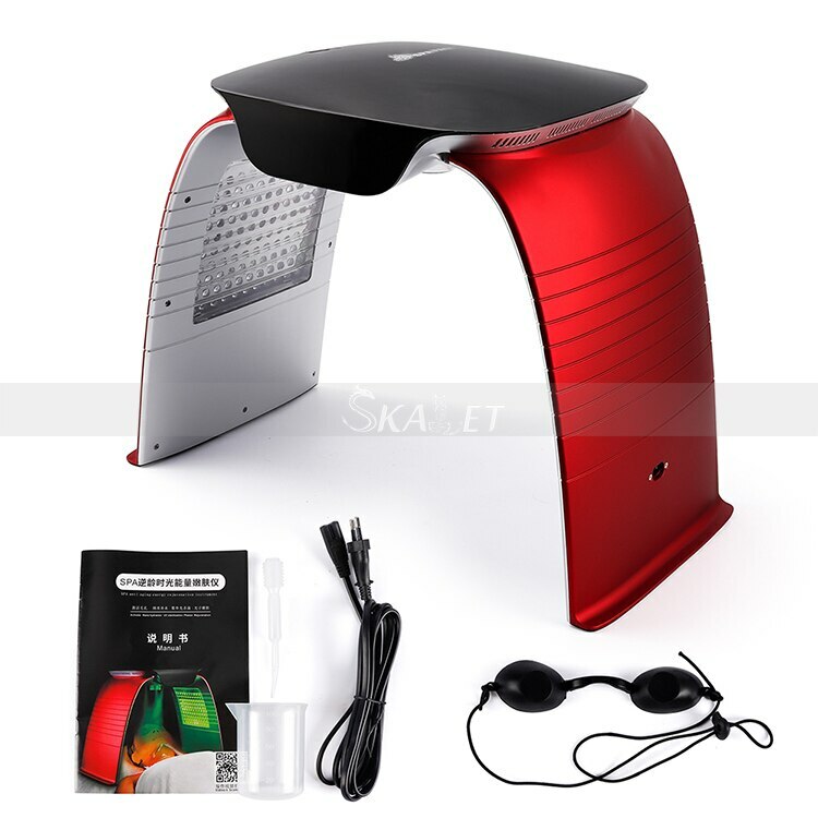 8 Color PDT Facial Care Face Lamp Machine Photon Therapy LED Light Anti Wrinkle