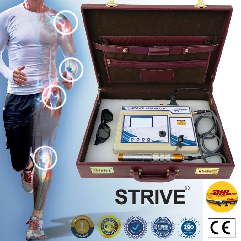 New Prog. LLLT Therapy Unit Pain Relief, IR Laser Deep Tissue Healing Home Use
