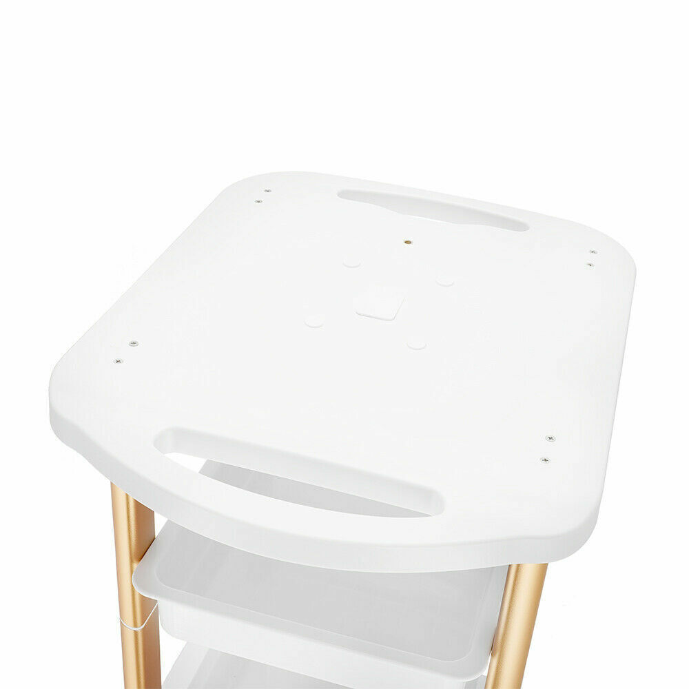 Instrument Rolling Cart For Cavitation Beauty Machine Salon SPA Trolley Stand US