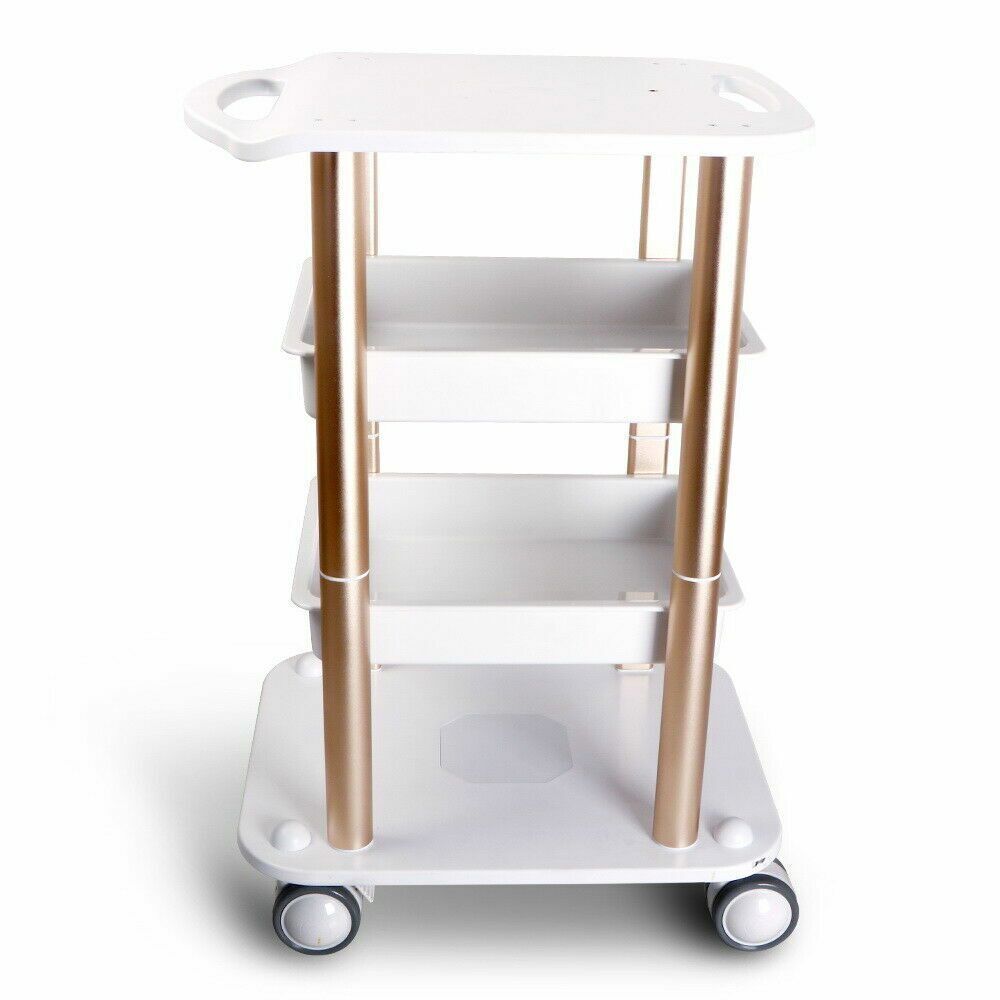 Instrument Rolling Cart For Cavitation Beauty Machine Salon SPA Trolley Stand US
