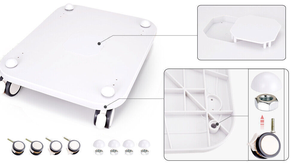 Instrument Rolling Cart For Cavitation Beauty Machine Salon SPA Trolley Stand US