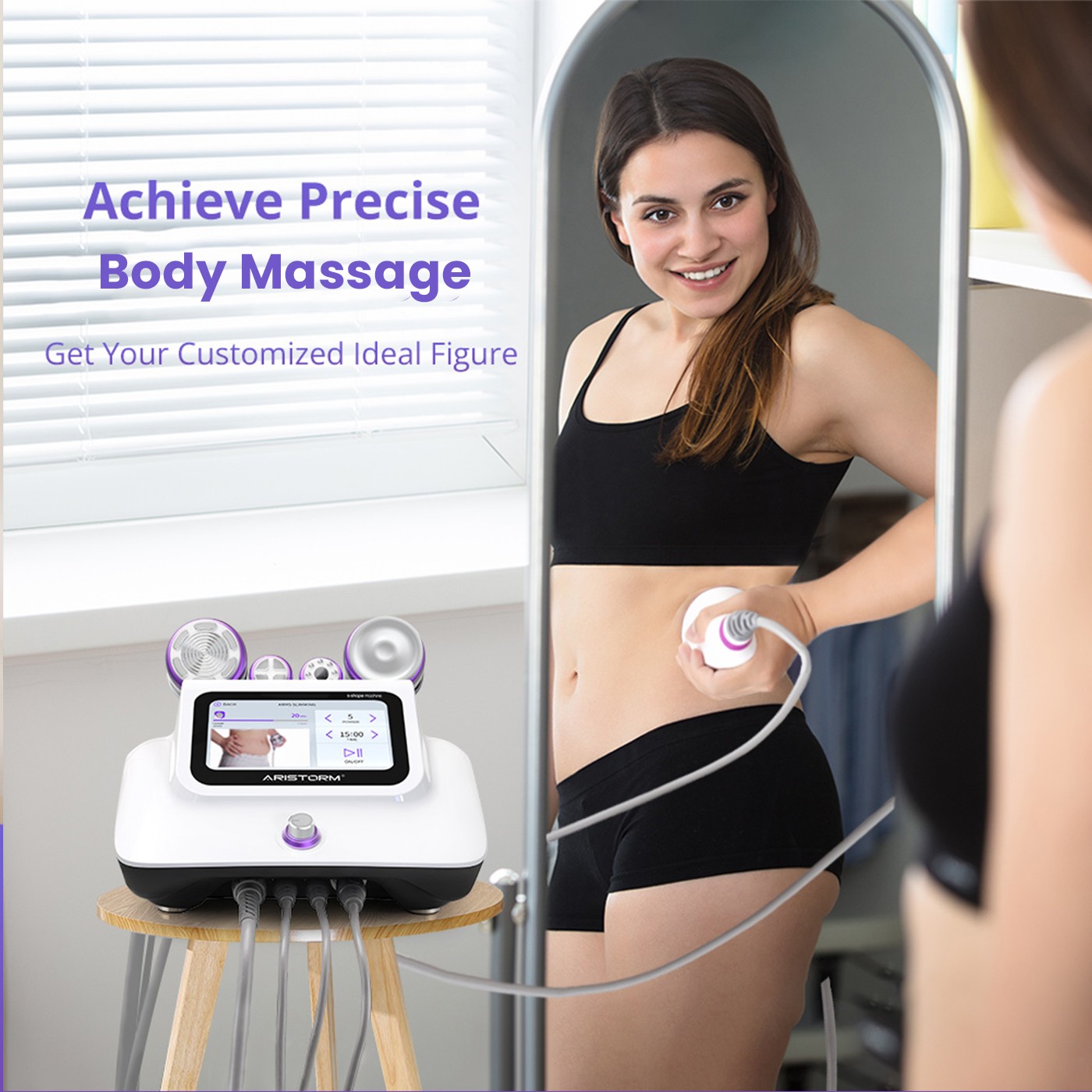 4 Probes Machine for Taut Skin & Jawline Definition Snatched Waist Dual-mode