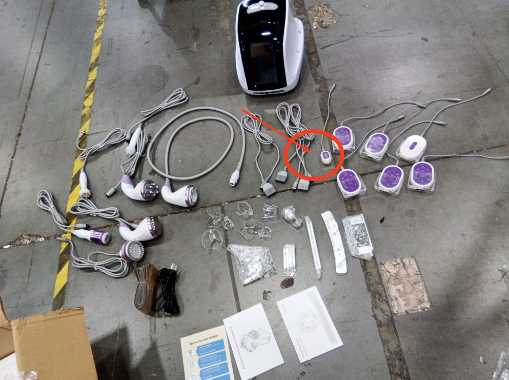 Opened Multifunction 9in1 Beauty Machine for Body Massage Facial Skin Care Salon