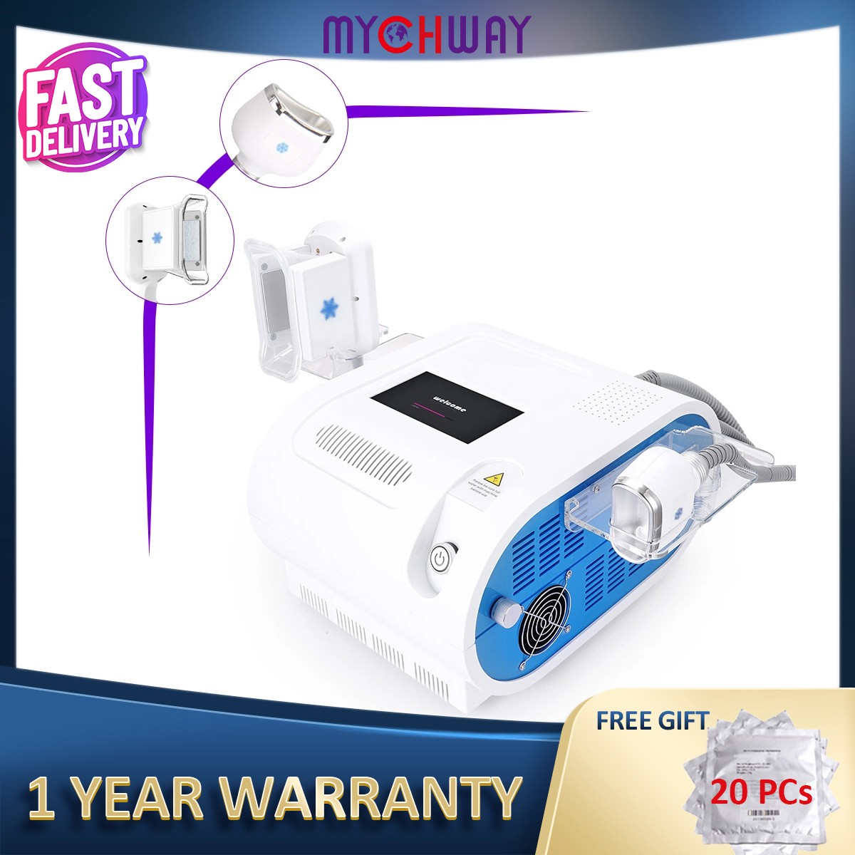 2 Handles Freeze Beauty Machine for Double Chin Removal & Body Line Improvement