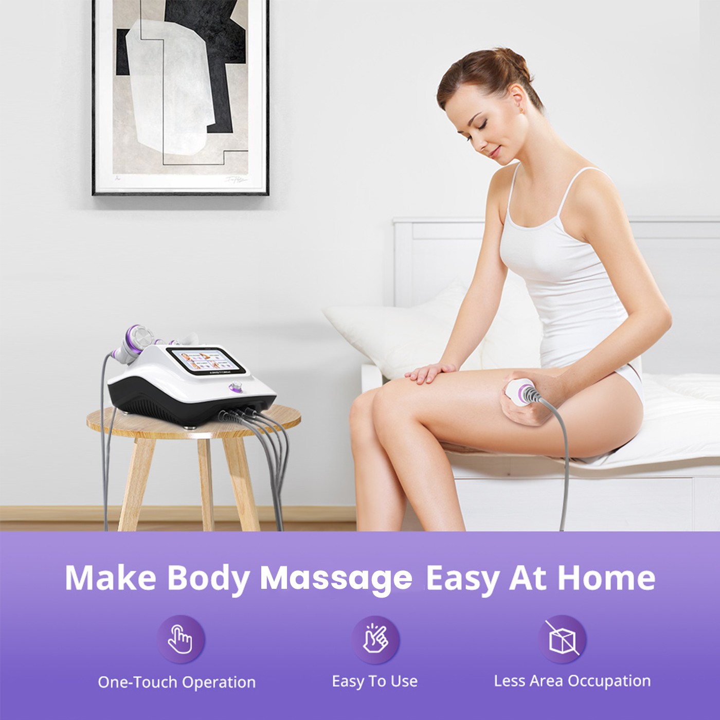 4 in 1 Beauty Spa Machine for Body Massage Facial Skin Care S-SHAPE87 Homeuse