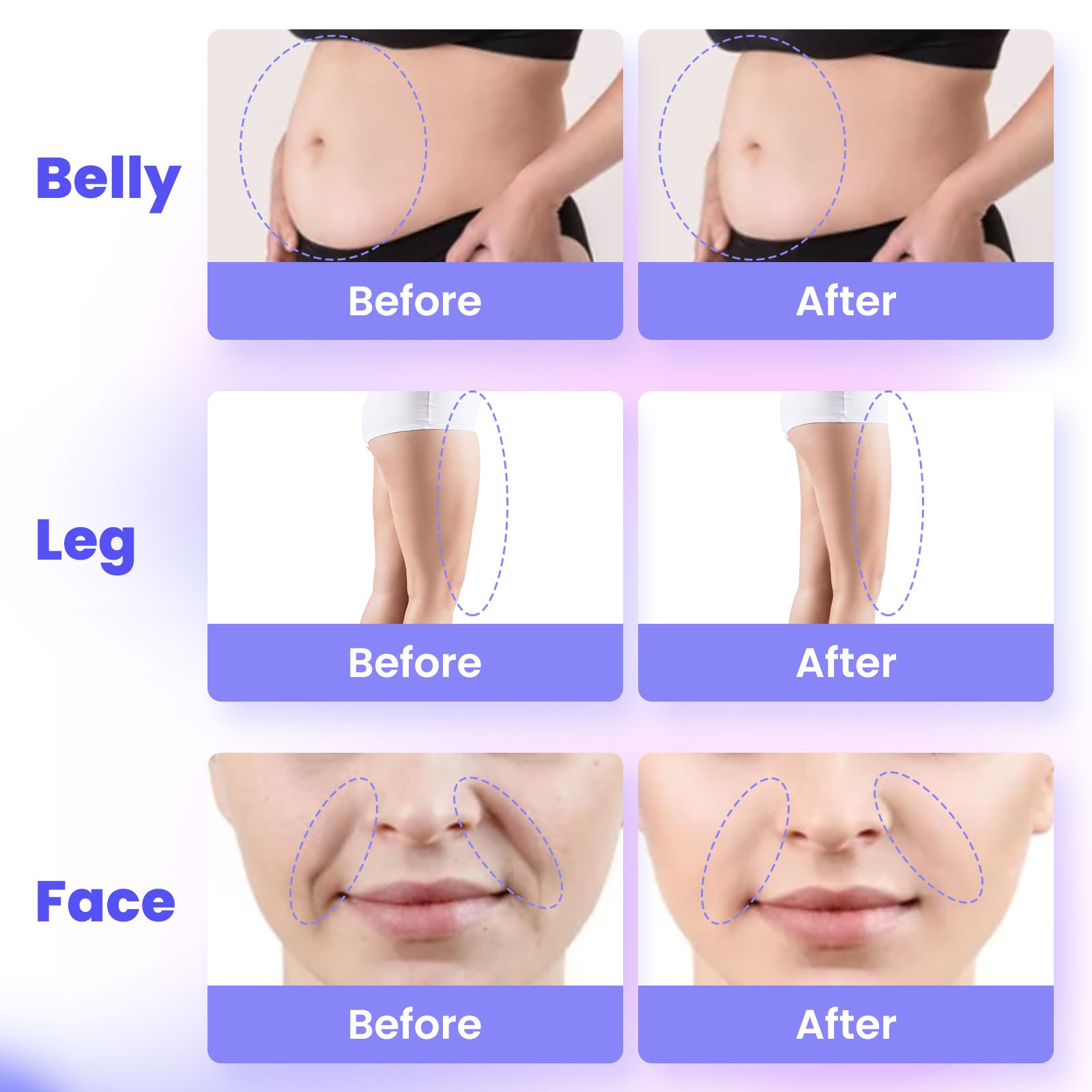 Multifunction 6in1 Beauty Machine for Body Massage Facial Skin Care Skin Lifting