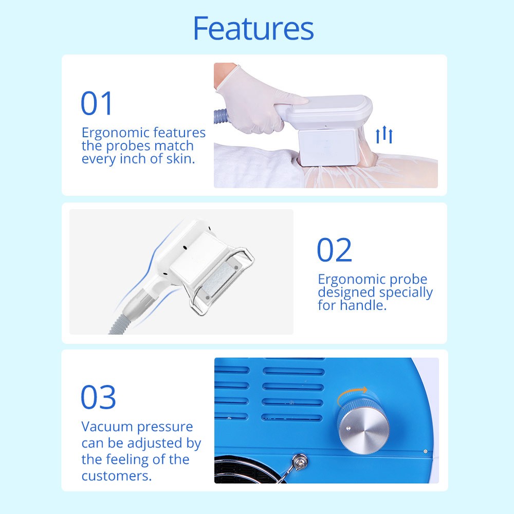 Professional Cool Freeze Beauty Machine 2 Handle for Body Silhouette Enhancement