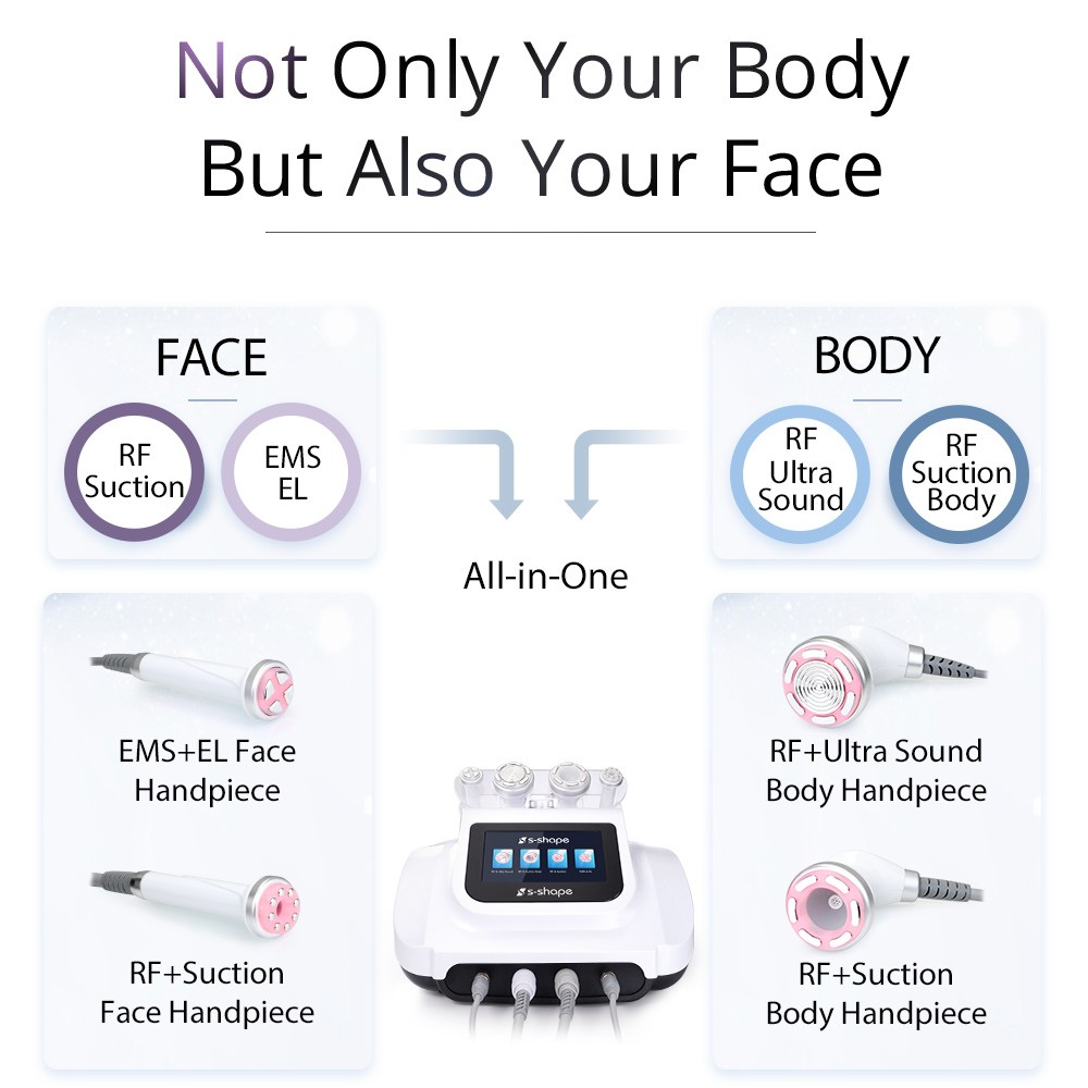 4 in 1 Beauty Machine for Body Massage Facial Care Skin Lift Loss WeigU S-SHAPE7