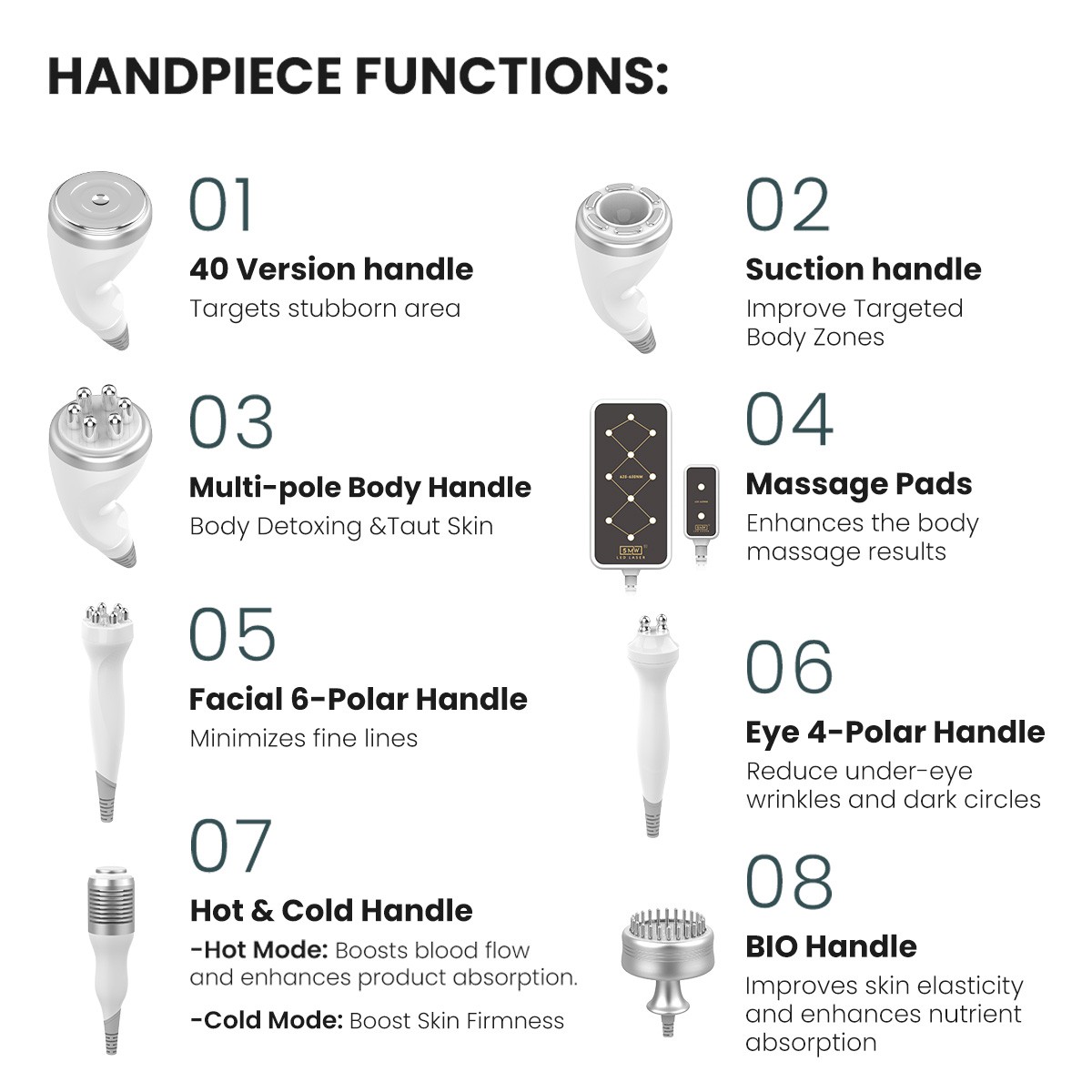 Pro 9 in 1 Beauty Machine for Body Massage Facial Care Skin Lifting Lost Weig79
