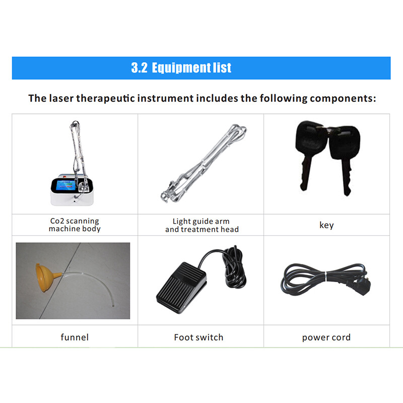 Skin Repair Laser Co2 Fractional Device Wrinkle Scar Removal Tightening