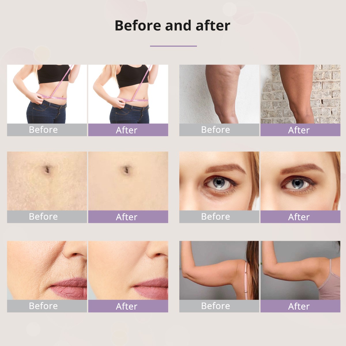 6 in 1 Beauty Machine for Body Massage Facial Skin Care Skin Lifting Lost Weig9