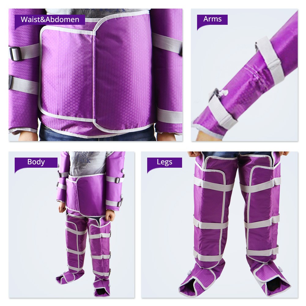 Air Pressure Pressotherapy Suit Lymphatic Drainage Air Wave Pressure Machine US