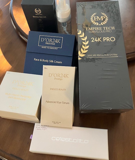 EmpireTech MARVELOUS 24K PRO GOLD Skincare System – Sealed BOX – Full set $695