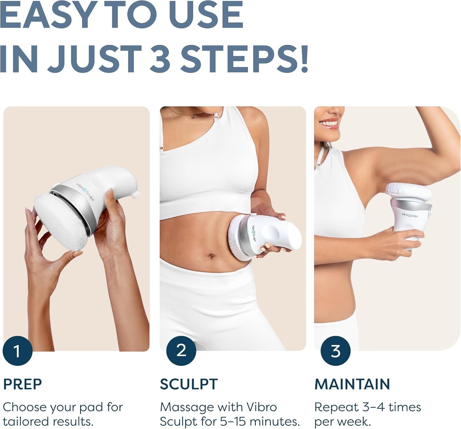 Gentle Vibration Body Sculpting Machine for Firming Legs, Stomach & Arms at Home