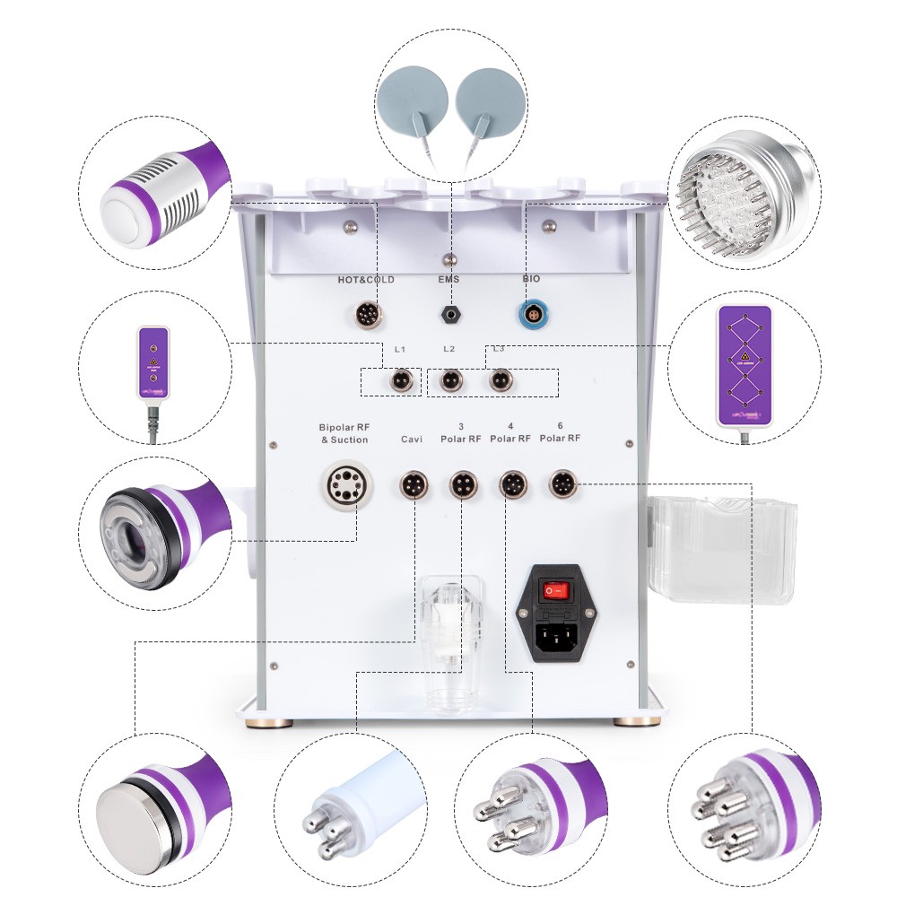 10 in 1 Beauty Machine for Body Massage Facial Skin Care Skin Lifting Weight Log