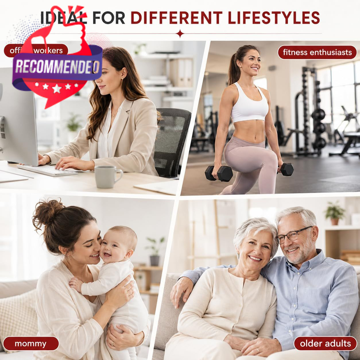 3-in-1 Body Sculpting Machine, Red Light Microcurrent & Vacuum Massage Beauty