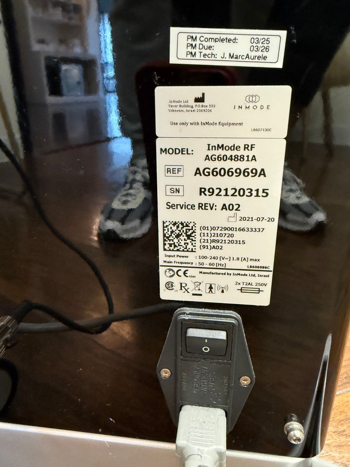 INMODE BODYTITE / FACETITE RF PLATFORM