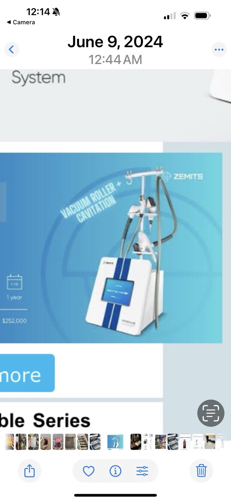Zemits Bionex Lite Pro Body Contour RF Cavitation Machine, Excellent condition