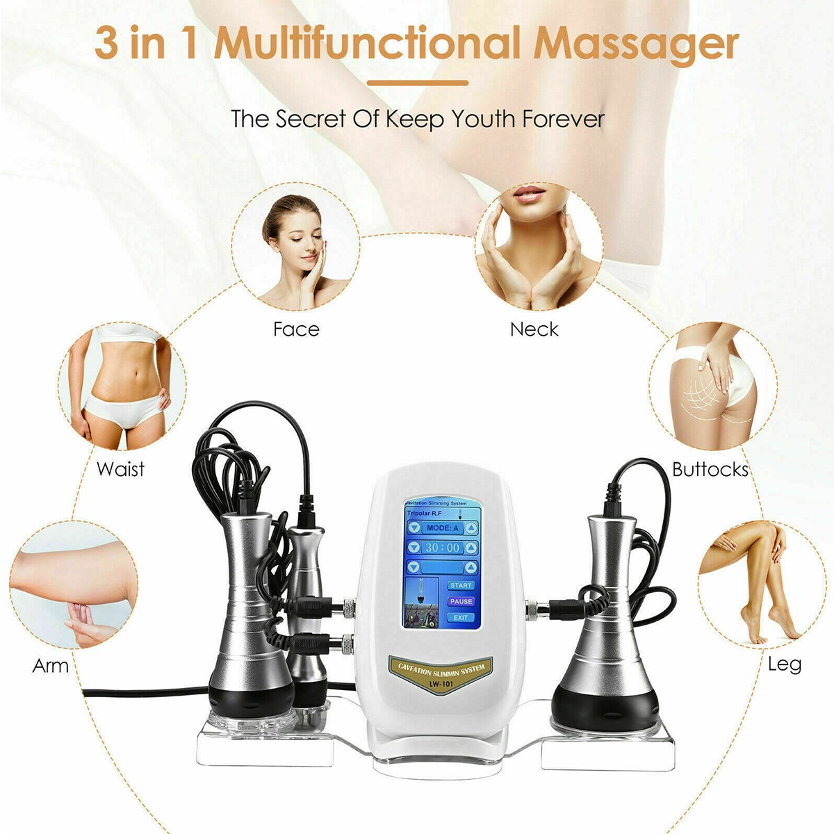 Professional Beauty Body Machine Skin Tightening Wrinkle Removal Equipment USA