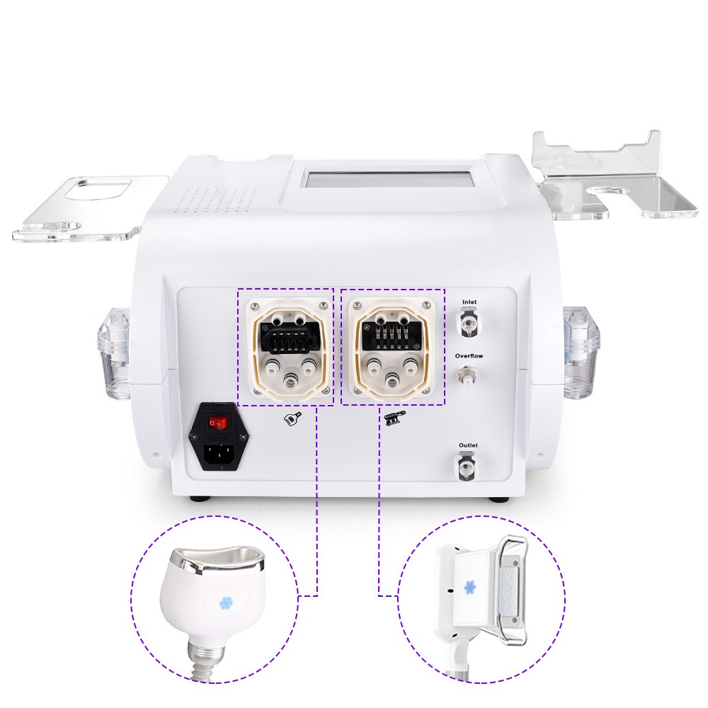 2 Probe Cool Freeze Beauty Machine for Double Chin & Body Line Smoothing Salon