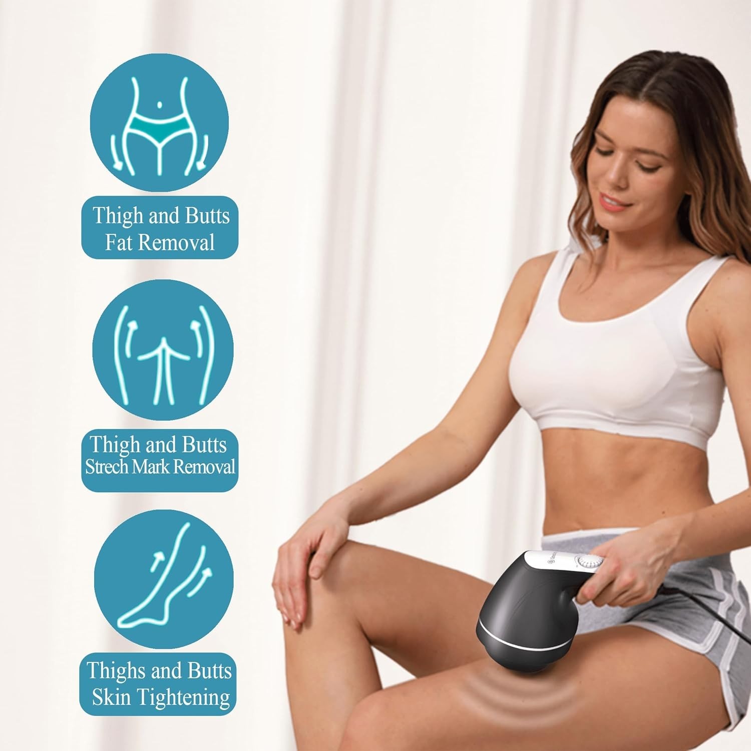 8-Head Body Sculpting Machine – Portable Electric Massager for Cellulite Removal