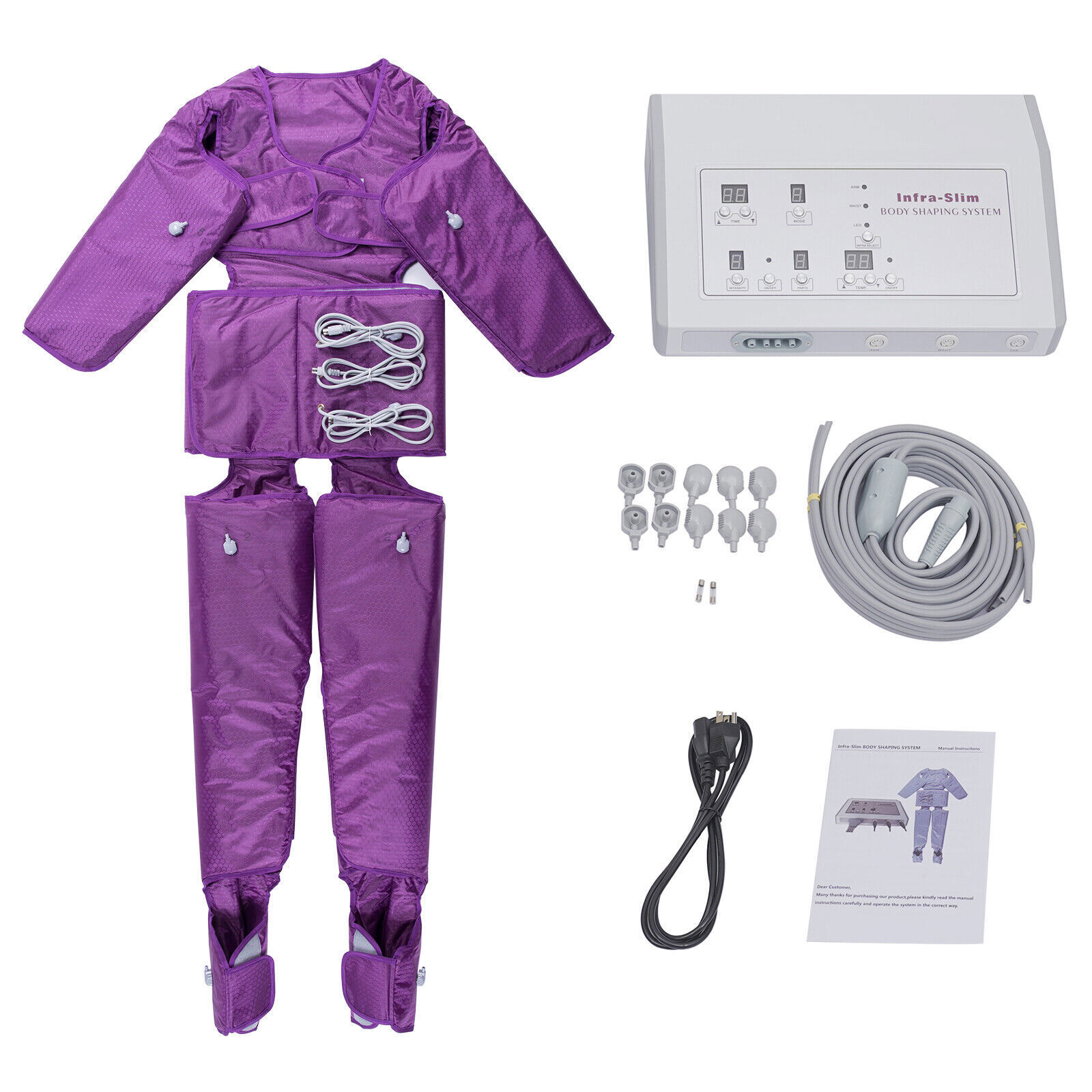 Air Pressure Suit Far Infrared Lymph Drainage Slim Pressotherapy Machine NEW US
