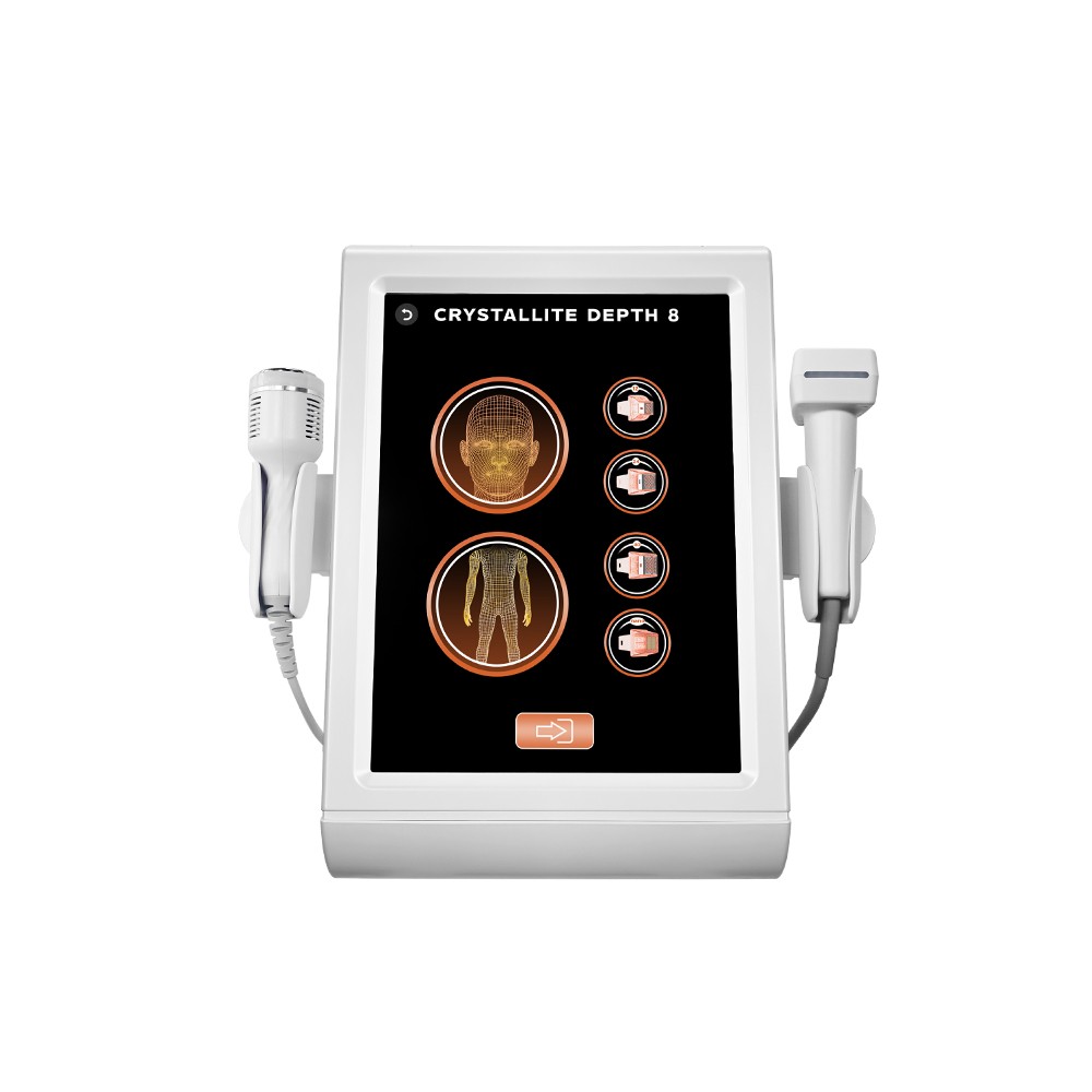 2025 Professional M8 Fractional Gold RF Beauty Spa Machine Face Lift Cold Hammer