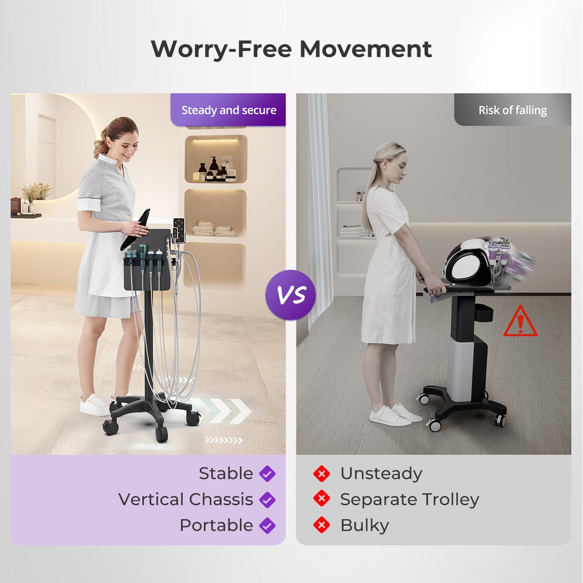 9 in 1 Beauty Machine for Skin Smoothing & Enhance Body Curves Vertical Model US
