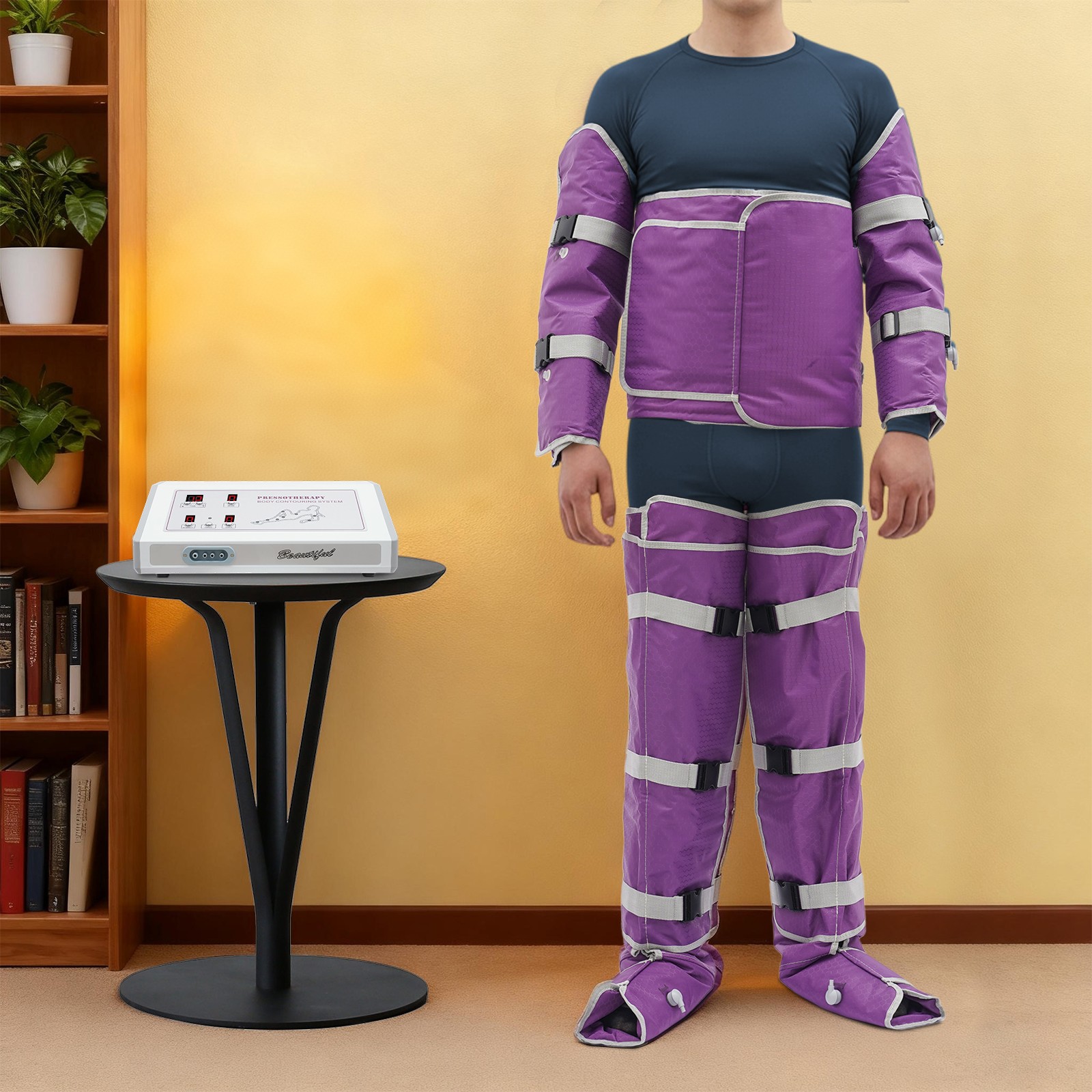 Air Pressure Slimming Suit Pressotherapy Lymph Drainage Weight Loss SPA Massager