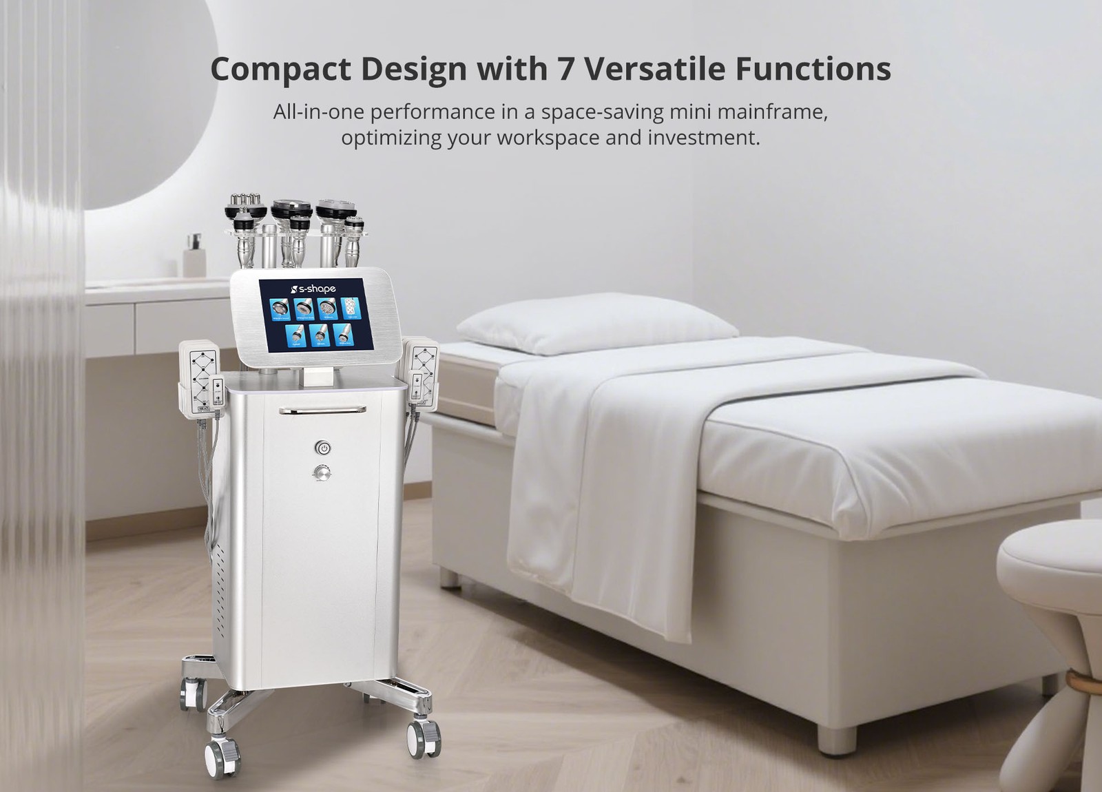 7 Probes Beauty Machine for Taut Skin Jawline Definition Snatched Vertical Type