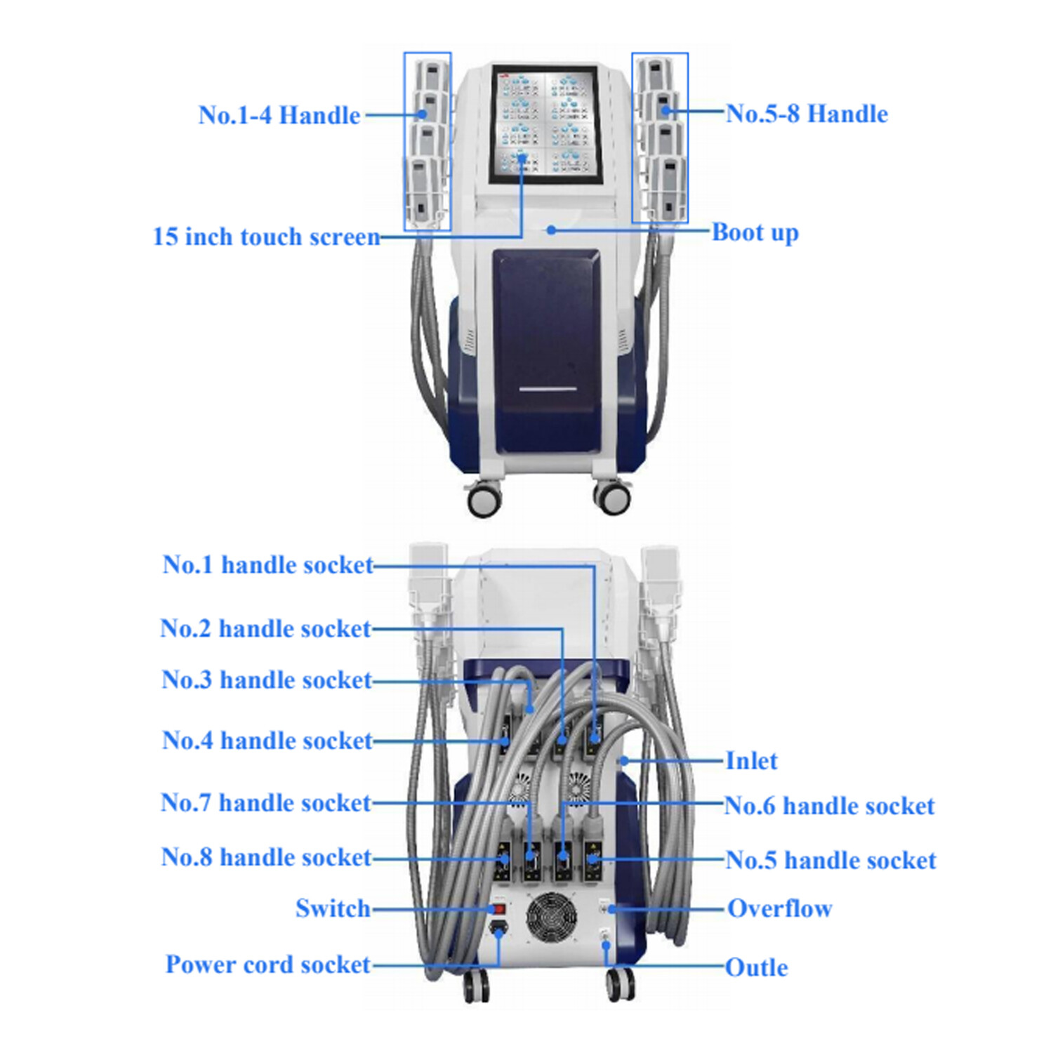 Body Shape Cryo Cool Fat Freezing Body Sculpting Slimming Machine Fat Removal