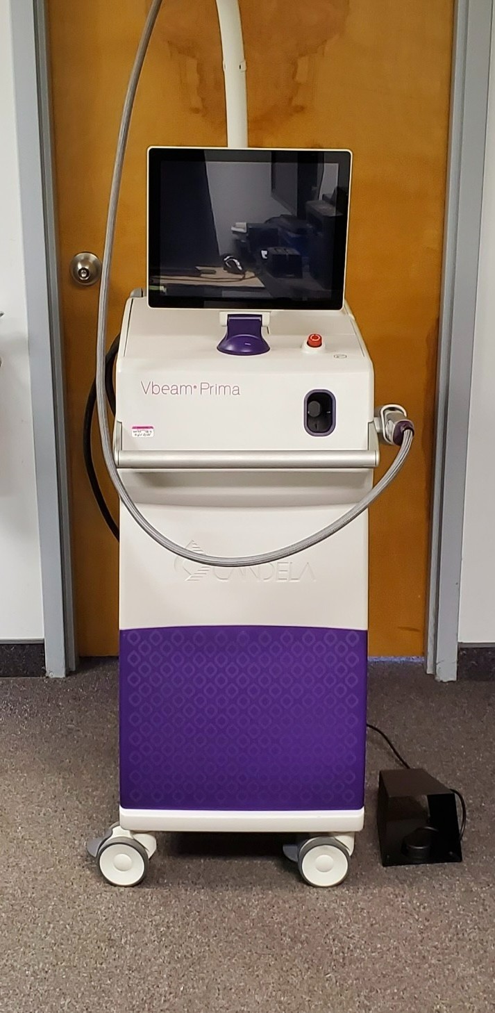 2019 Candela VBeam Prima 595nm & 1064nm Pulsed Dye/Nd:YAG Cosmetic/Medical Laser