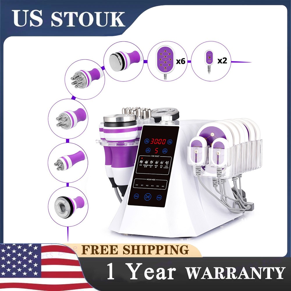 6 in 1 40-K Beauty Machine for Body Massage Facial Skin Care Skin Lifting Lost