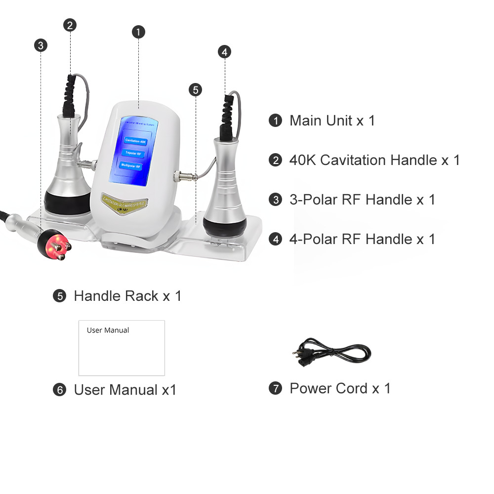 Professional 3 In 1 Facial Body Beauty Skin Care Machine with 3Heads Spa Use NEW