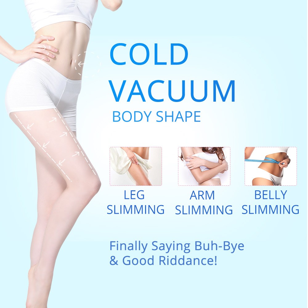 Cool Freeze Beauty Device 2 Handles for Body Figure Enhancement Salon Studio