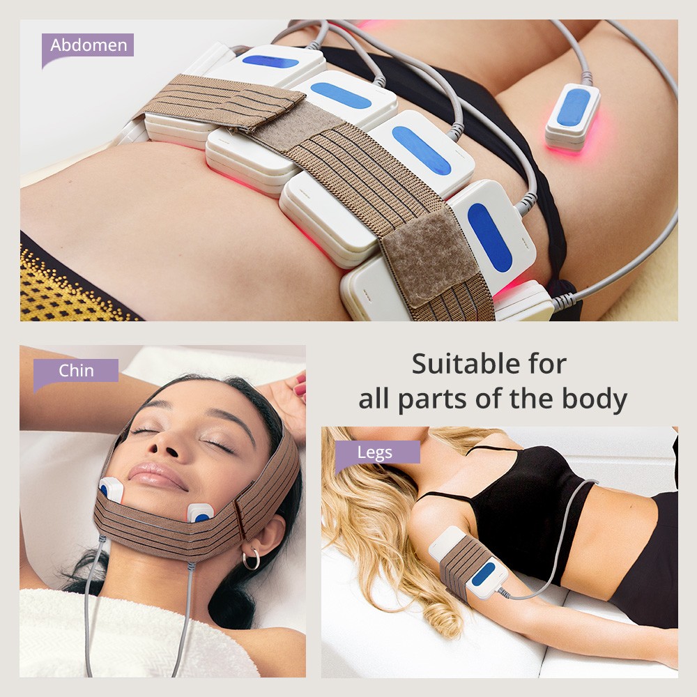 160mw Led Laser Beauty Machine Slimming Massager 635nm 650nm Wavelength Home Use
