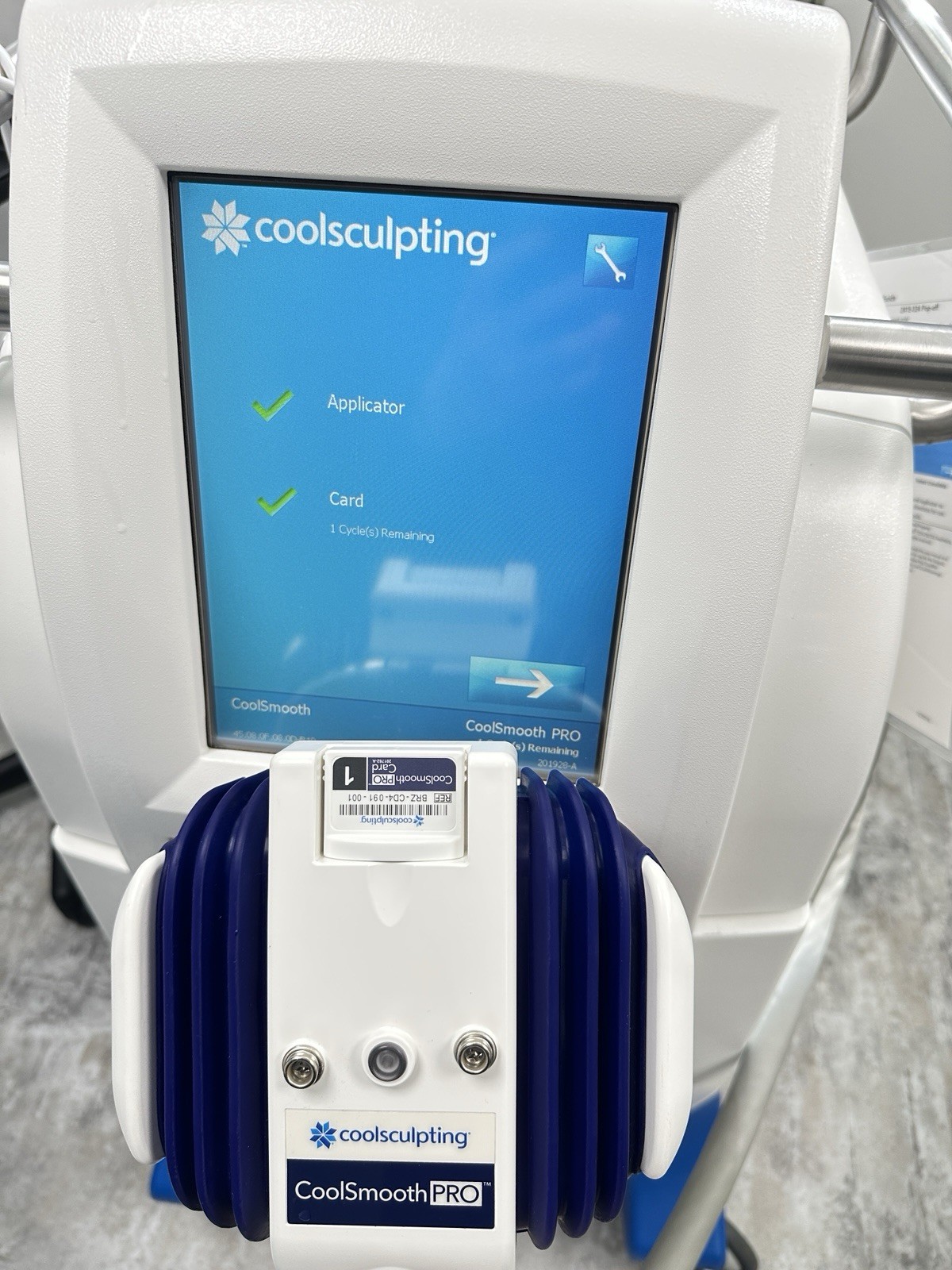 Tested + working — ZELTIQ CoolSmooth PRO Surface Applicator BRZ-AP1-091-001